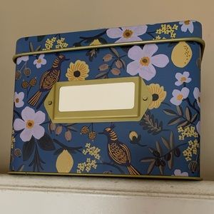 Rifle paper co recipe tin